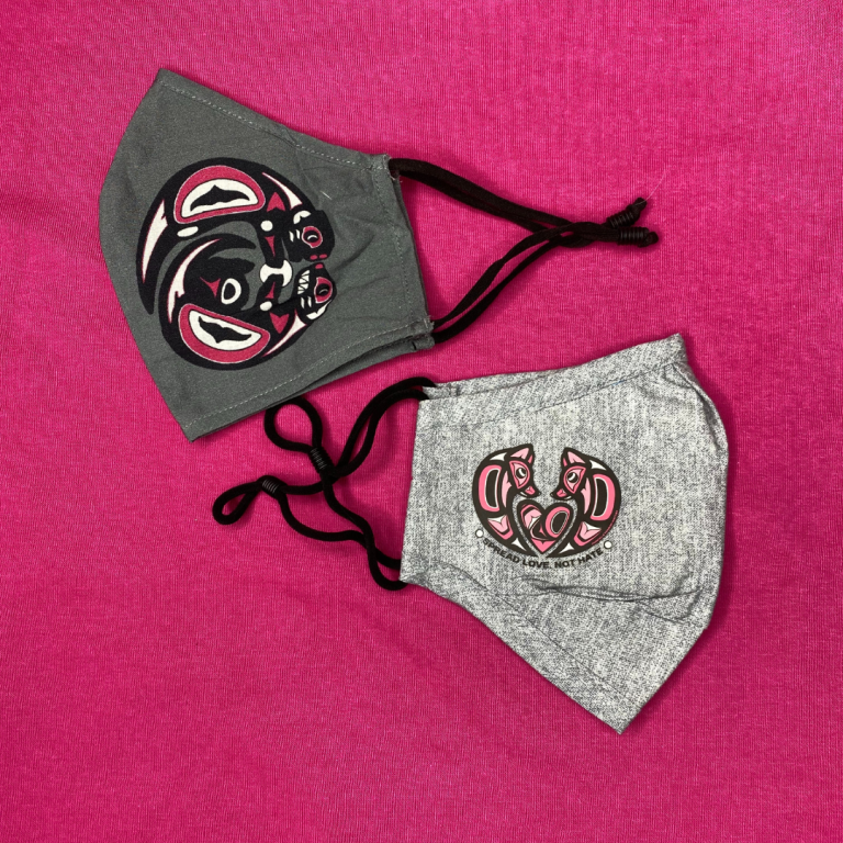 Indigenous Pink Face Mask