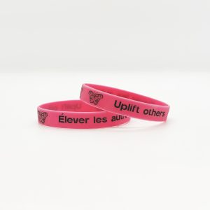Indigenous Pink Wristbands - Butterfly