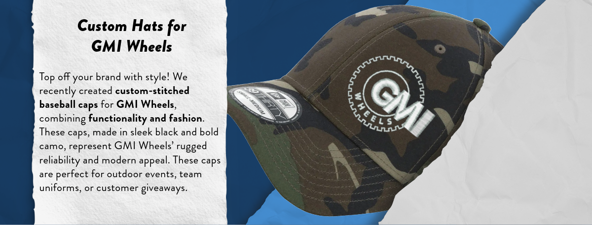 We offer custom stitching, or any other decoration method!