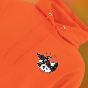 Orange Indigenous Ally Together We Rise Pullover Hoodie