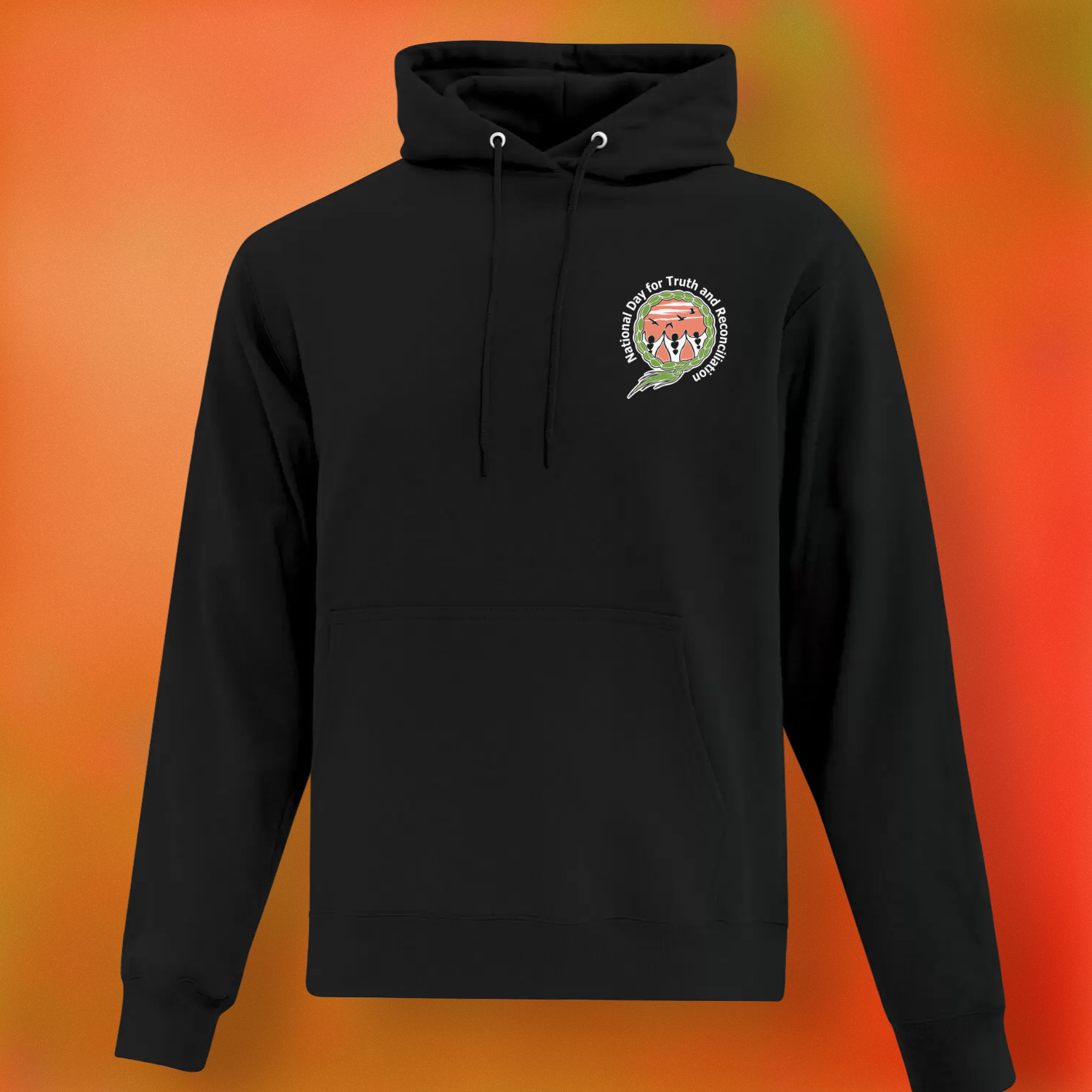 Black Indigenous Sweetgrass NDTR Pullover Hoodie - Image 4
