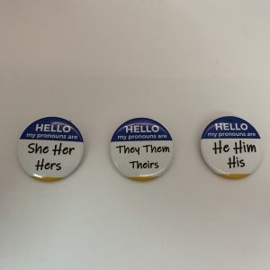 Pronoun Buttons